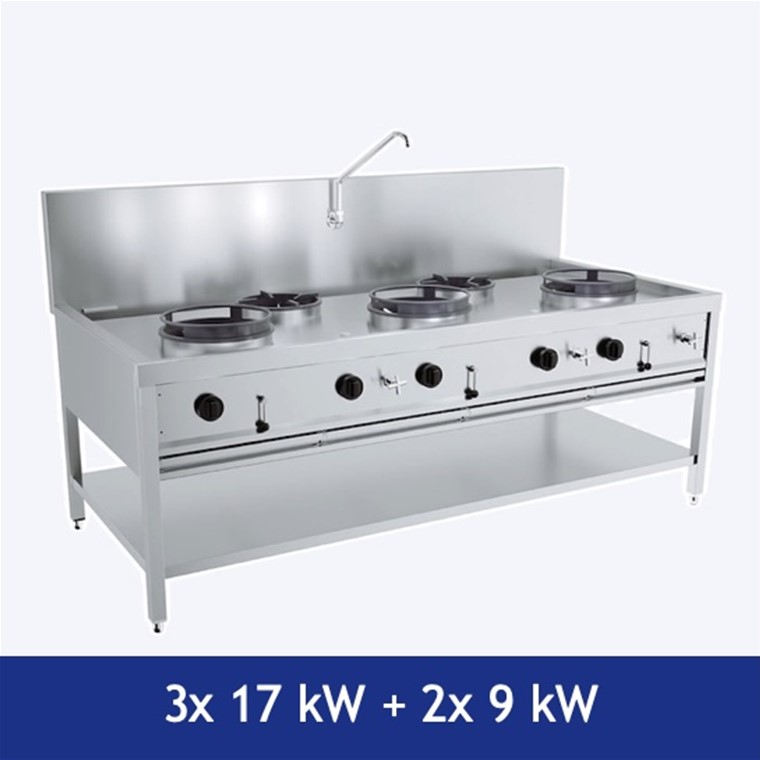 Combisteel woktafel 7178.1210